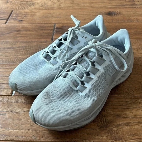 Nike Air Zoom Pegasus 37 Road Running Shoes Silver & Gray Women's Size 8.5 - Picture 7 of 13